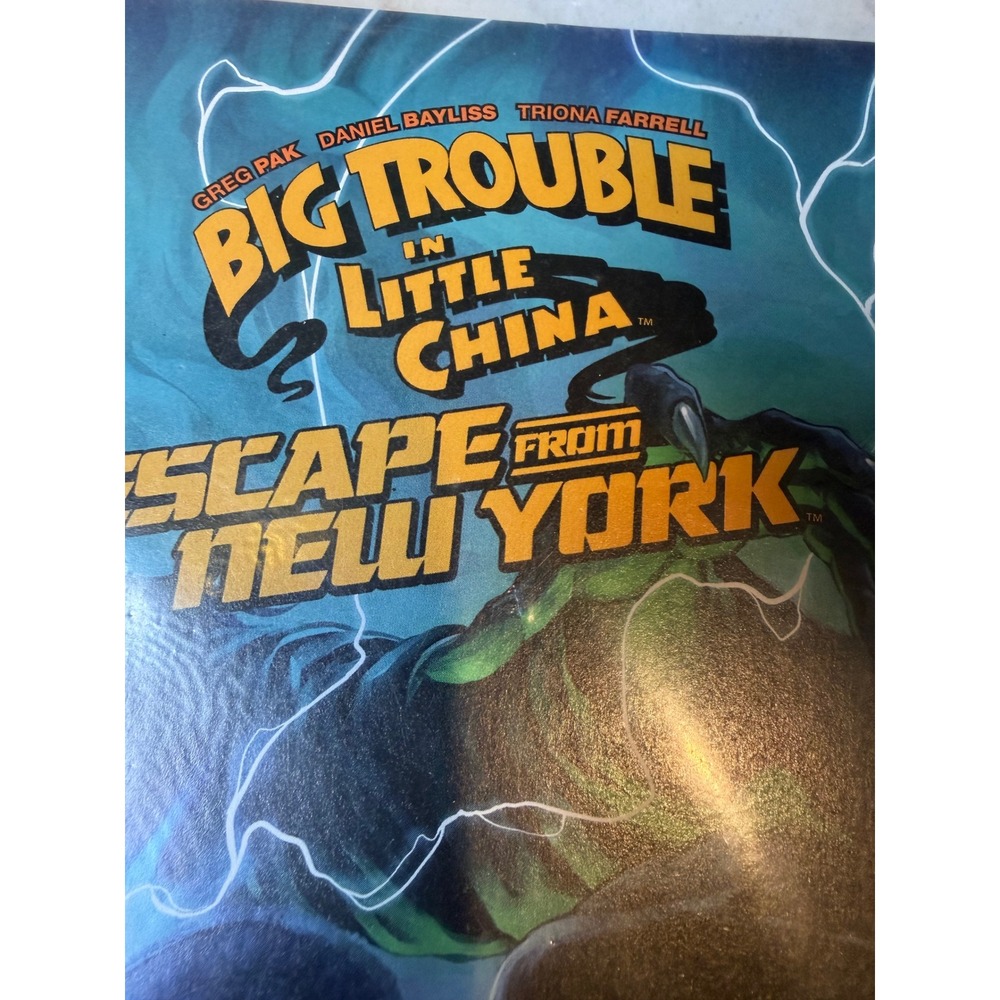 Big Trouble in Little China Escape From New York 1 Loot Crate Exclusive Comic